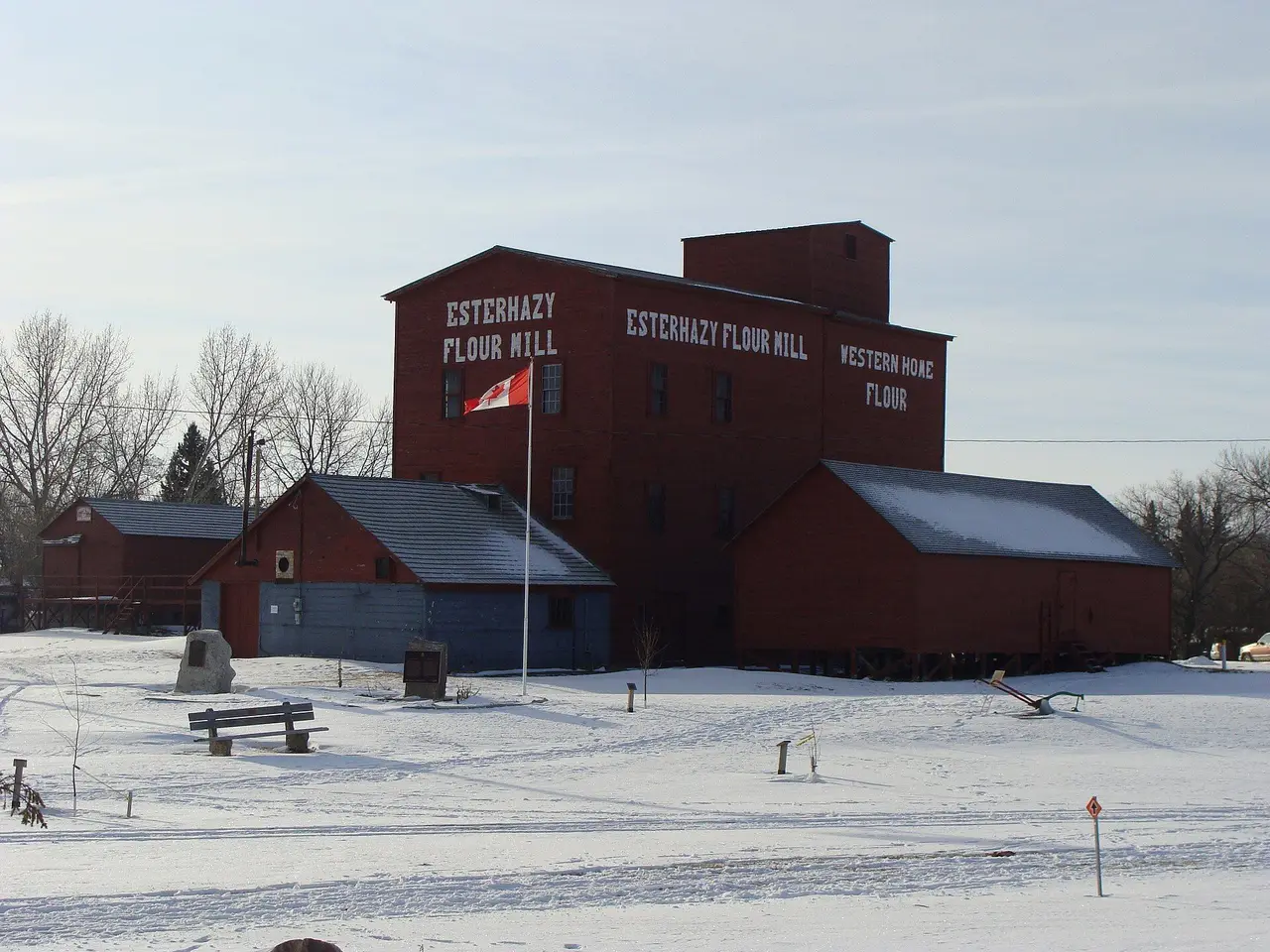Esterhazy Flour Mill in winter, 2011